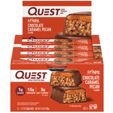 Quest Hero Protein Bars, Low Carb, Gluten Free, Chocolate Caramel Pecan, 12 Count